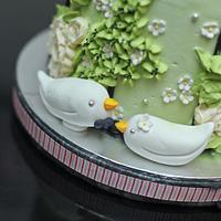 Wedding Birdcage Buttercream Cake