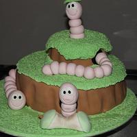 Worms in your cake!