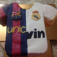 Madrid&Barca birthday cake