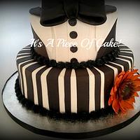 Black and White Buttercream/Fondant