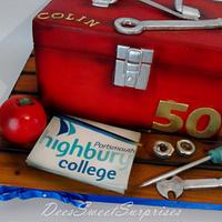 Tool Box cake for a College Lecturer