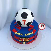 FC Barcelona Soccer Cake 