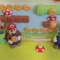 Mario & Luigi Cake
