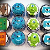 Monsters Inc cupcakes
