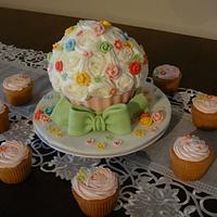 Giant cupcake