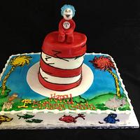 Dr. Suess sheet cake style! 