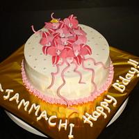 Rare Orchids on a Cake!!