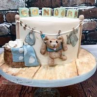 Conor - Teddybear Christening Cake 