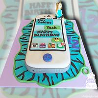 iPhone 5 12th birthday cake