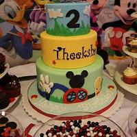 Mickey Mouse Club House themed Cake