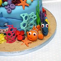 Disney Under the Sea Cake!
