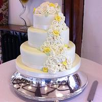 Wedding Cake - White Chocolate Cascade 