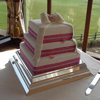 Pink Wedding cake 