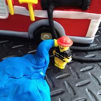 Lego city fire truck