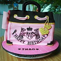 Juicy Couture Purse Cake - Cake by Alicea Norman - CakesDecor
