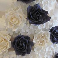 Rose Romance Wedding Cake