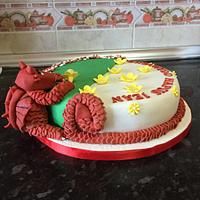 Welsh dragon cake