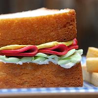 Salami sandwich cake