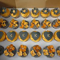 Football charity cupcakes for KUDOS