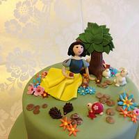 Snow White Theme cake /cupcake