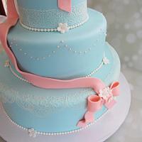 Love Bird Wedding cake