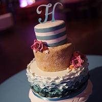 Casual Wedding Cake