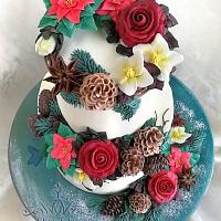 Royal Icing Winter Cake