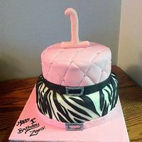 Pink & Zebra 1st Birthday!