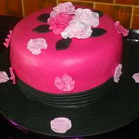 gâteau fleuri
