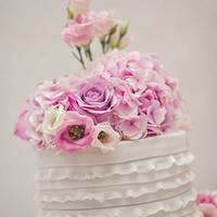 Wedding cake - Vintage & Ruffles 