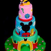 Mickey Mouse Clubhouse Cake 