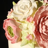 Floral Arrangement Cake by Joanne Connor at Windsor