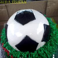 3D FOOTBALL CAKE  !!!!