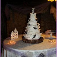  Lavander wedding cake