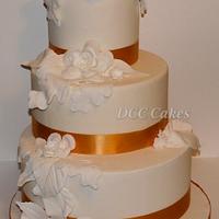 Autumn/Fall inspired wedding cake