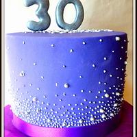 30th b-day cake 