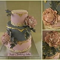 My Second peony cake.