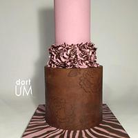 Simple design cake