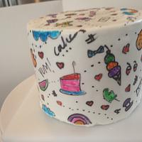 Doodle Cake