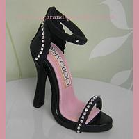 Jimmy Choo Stiletto Cake Topper - Decorated Cake by - CakesDecor
