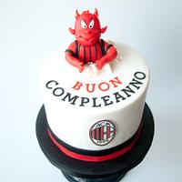 AC Milan Cake