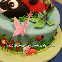 lady bug cake