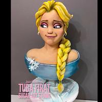 Elsa Bust Cake