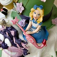 Alice in wonderland cake :)