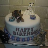 cake for a dog lover