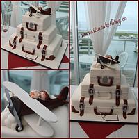 Wedding cake for Avid Travellers