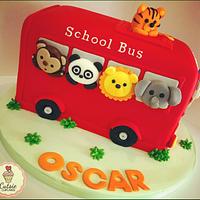 Zoo Bus Cake