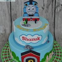 "Thomas the Tank" birthday cake