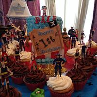 Pirate 1st Birthday cake