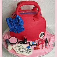 Pink Handbag Cake 